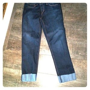 Faded glory cropped jeans size 6 PUG